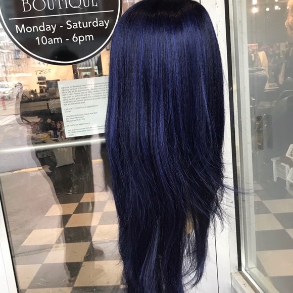 Blue wig Swisslace Lacefront Blue Wig 2025 - Picture 5 of 8